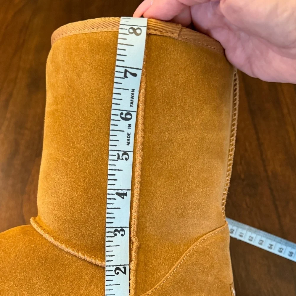 Koolaburra by UGG Chestnut Short Fall Boots, Winter Cozy Shearling, Size 10